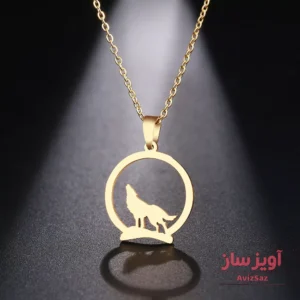 گردنبند گرگ کد 100213