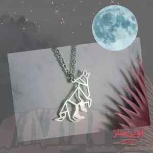گردنبند گرگ کد 100215