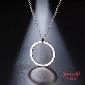 گردنبند دایره هندسی کد 100237