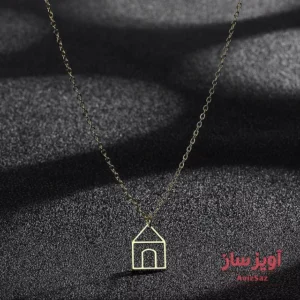 گردنبند خانه خطی کد 100281