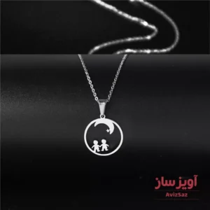 گردنبند ماه و عشق و ستاره کد 100314