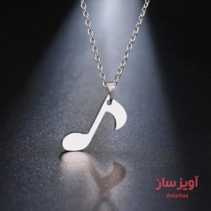 گردنبند نوت موسیقی کد 100336