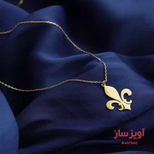 گردنبند گل زنبق نماد لیلی کد 100356