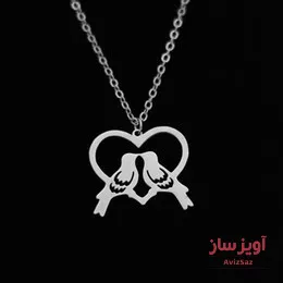 گردنبند پرنده عشق کد 100384