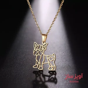 گردنبند سگ بولداگ کد 100428