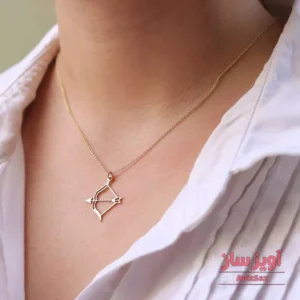 گردنبند تیر و کمان کد 100488