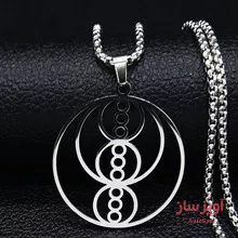 گردنبند فیبوناچی کد 100563