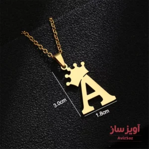 گردنبند تاج کد 100570
