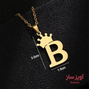 گردنبند تاج کد 100605