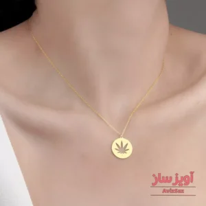 گردنبند برگ کد 100610