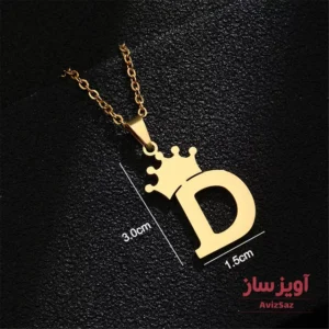 گردنبند تاج کد 100619