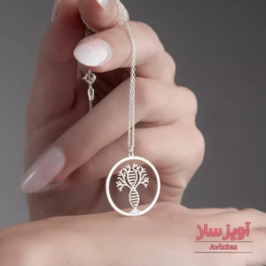 گردنبند درخت به شکل دی ان ای کد 100626