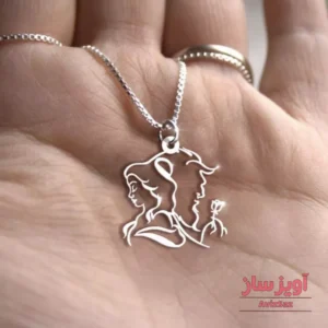 گردنبند دیو و دلبر کد 100629