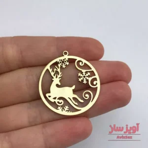 گردنبند گوزن در جنگل کد 100661