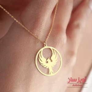 گردنبند پرنده ققنوس کد 100673