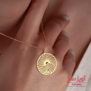 گردنبند خورشید و موج دریا کد 100732