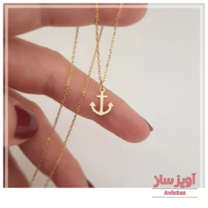 گردنبند لنگر دوستی کد 100741