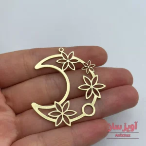 گردنبند ماه و گل کد 100755