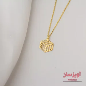 گردنبند مکعب کد 100766