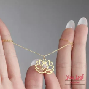 گردنبند گل نیلوفر (نماد یوگا) کد 100786