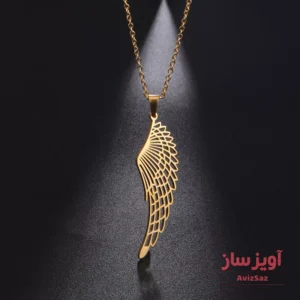 گردنبند پر پرنده کد 100798