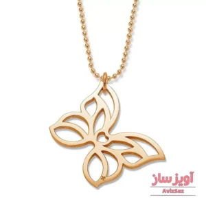 گردنبند پروانه کد 100809