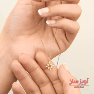 گردنبند ستاره شمالی کد 100841