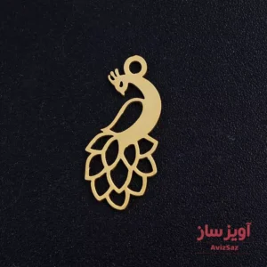 گردنبند پرنده تاووس کد 100871