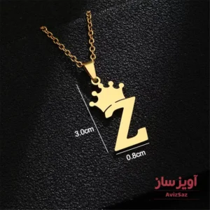 گردنبند حرف انگلیسی Z کد 100902