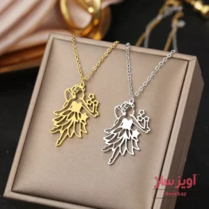 گردنبند پری با بال و ستاره کد 100909
