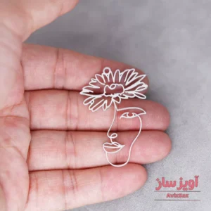گردنبند گل و صورت کد 100928