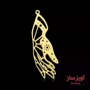 گردنبند دست و ستاره کد 100940