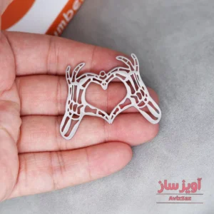 گردنبند دست و قلب کد 100942