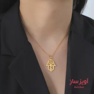 گردنبند دست و درخت کد 100943