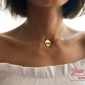گردنبند جمجمه کد 100964
