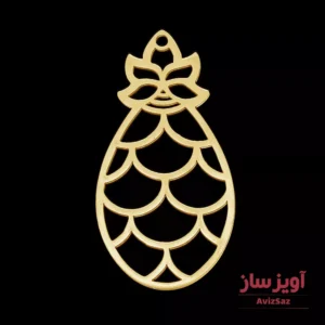 گردنبند آناناس کد 101014