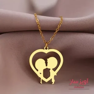 گردنبند عشق پسر و دختر کد 101032