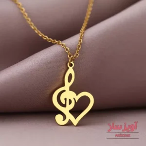 گردنبند قلب و موسیقی کد 101045