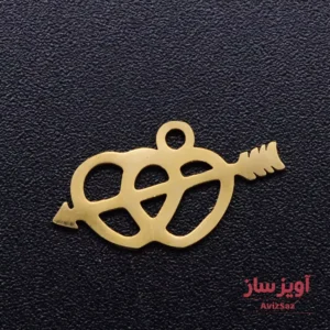 گردنبند قلب و تیر کد 101053