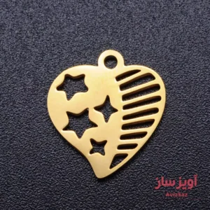 گردنبند قلب و ستاره کد 101060