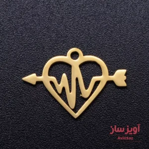 گردنبند تیر با ضربان قلب کد 101066