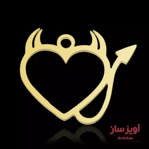 گردنبند قلب کد 101087