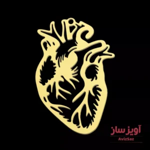 گردنبند آناتومی قلب کد 101095