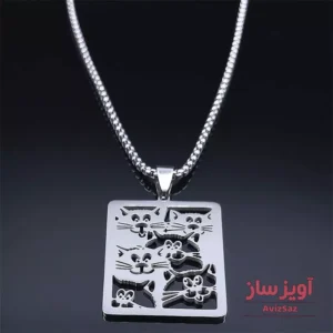 گردنبند گربه فانتزی کد 101183