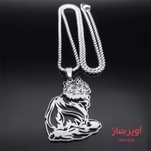 گردنبند گربه واقعی کد 101186