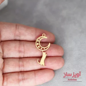 گردنبند کیتی و ماه کد 101192