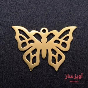 گردنبند پروانه کد 101215