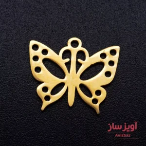 گردنبند پروانه کد 101221
