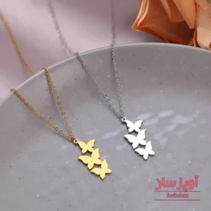 گردنبند پروانه کد 101224