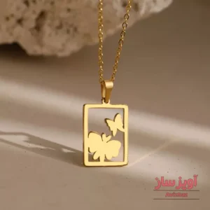گردنبند پروانه کد 101226